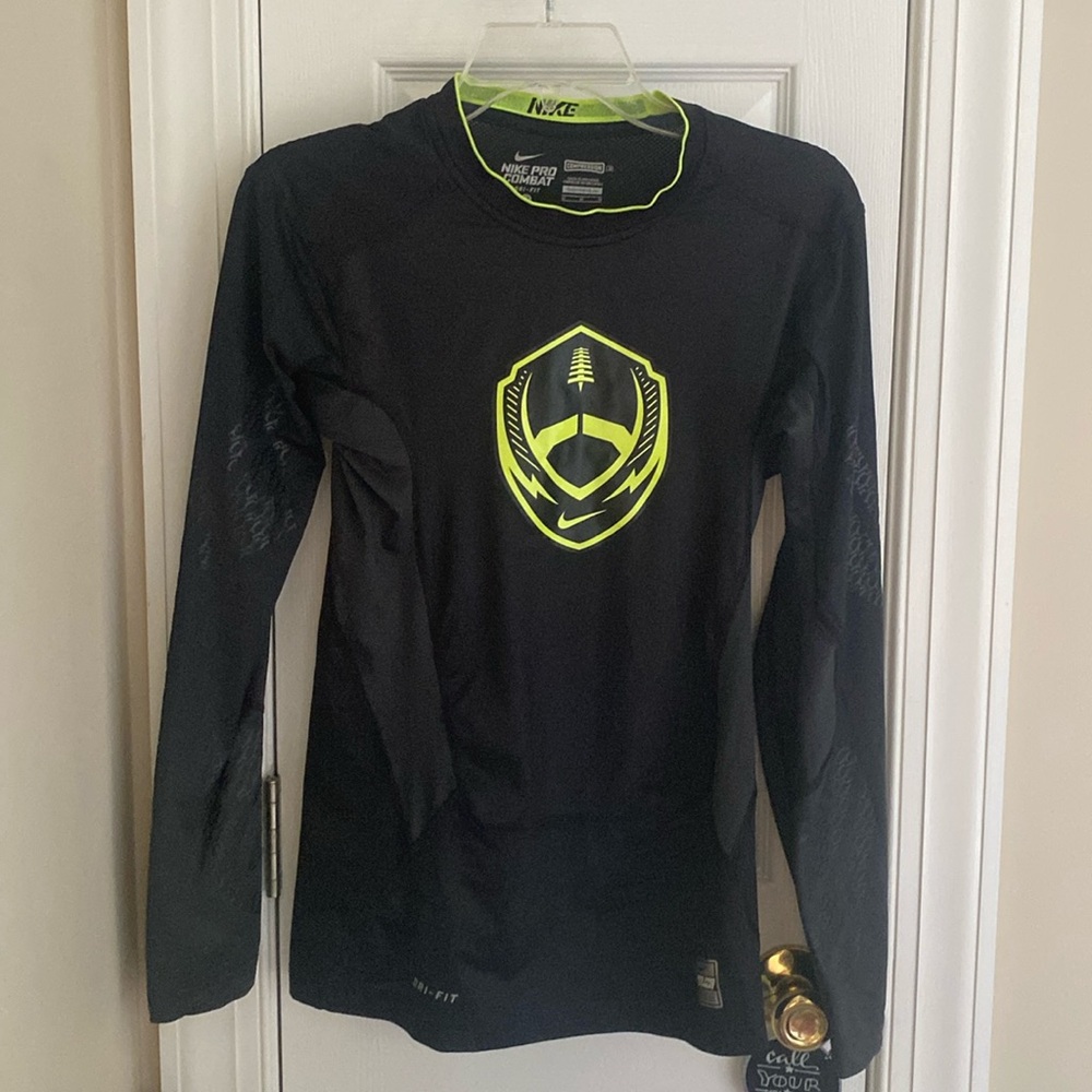 Nike Pro Combat Dri-Fit Football Compression Long Sleeve